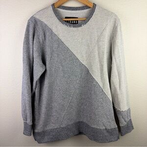 Strand California Sweatshirt Grey Distressed Long Sleeve Men’s Large